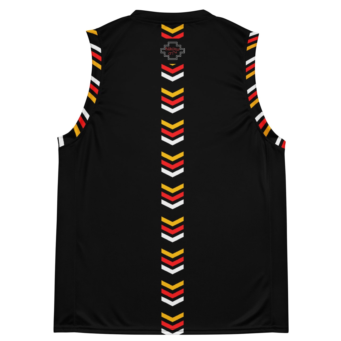 Native Print Recycled basketball jersey - Nikikw Designs