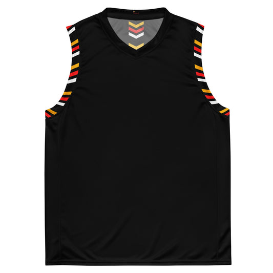 Native Print Recycled basketball jersey - Nikikw Designs