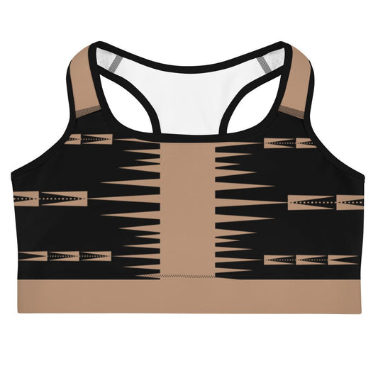 Native Print Sports bra - Nikikw Designs