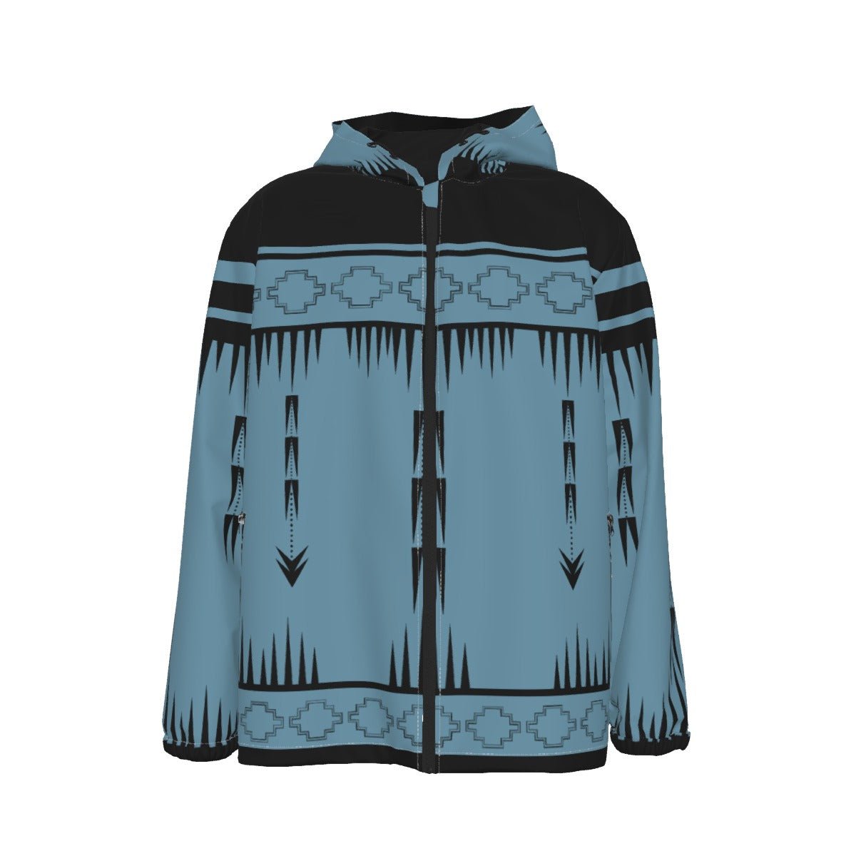 Native Print Windproof Jacket - Nikikw Designs