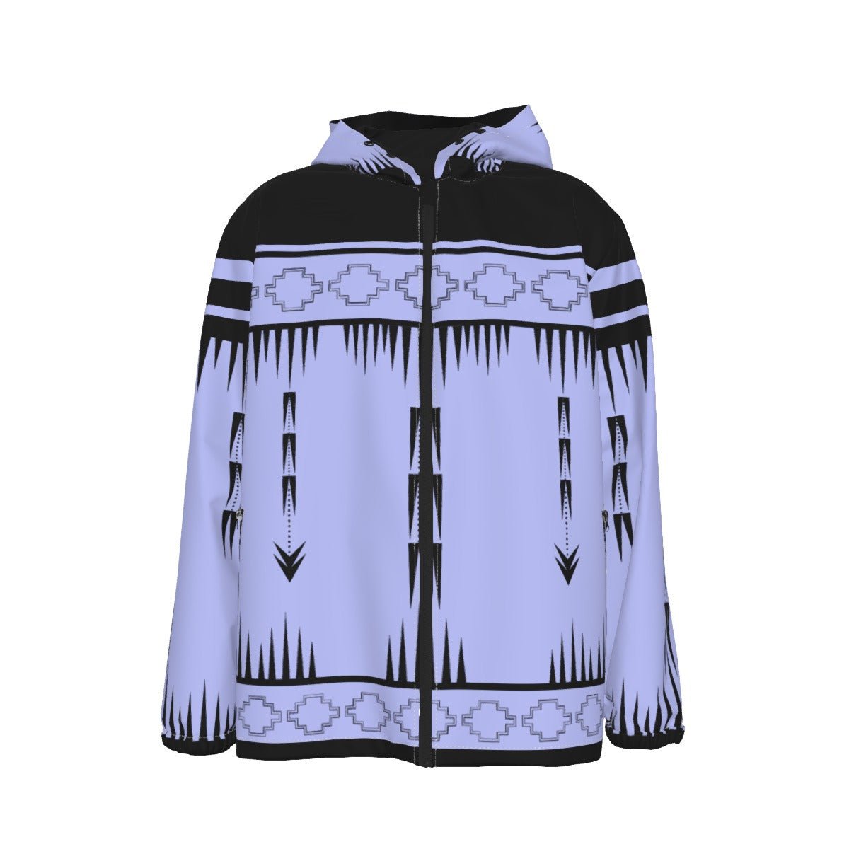 Native Print Windproof Jacket - Nikikw Designs