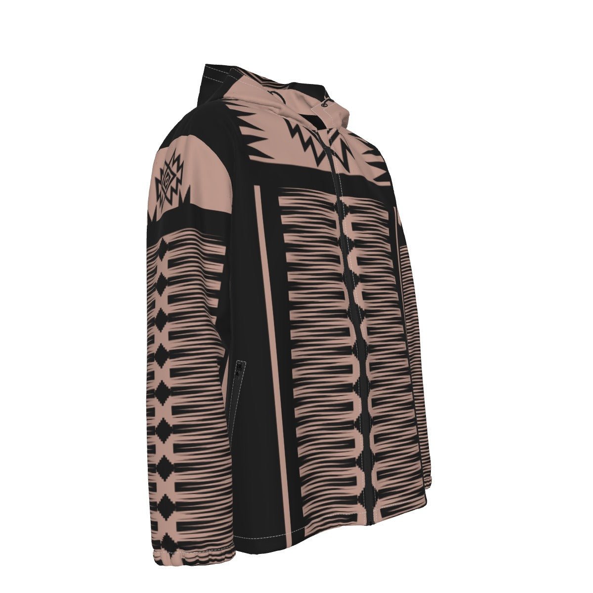 Native Print Windproof Jacket - Nikikw Designs