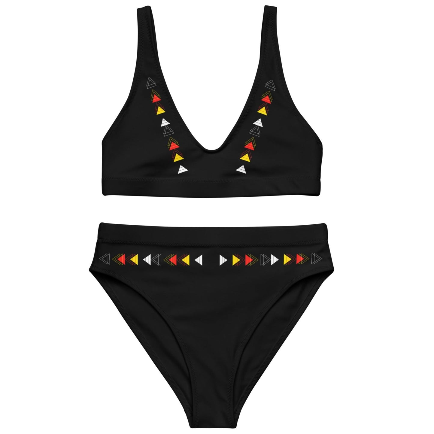 Native Recycled high-waisted bikini - Nikikw Designs