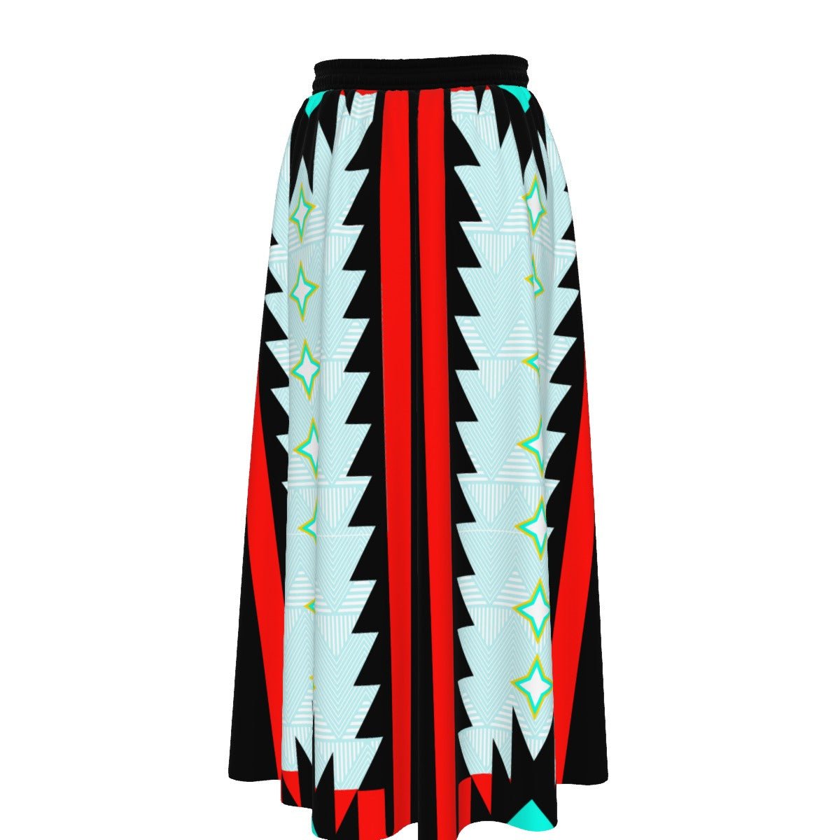 Native Shinning Star Maxi Chiffon Skirt - Nikikw Designs