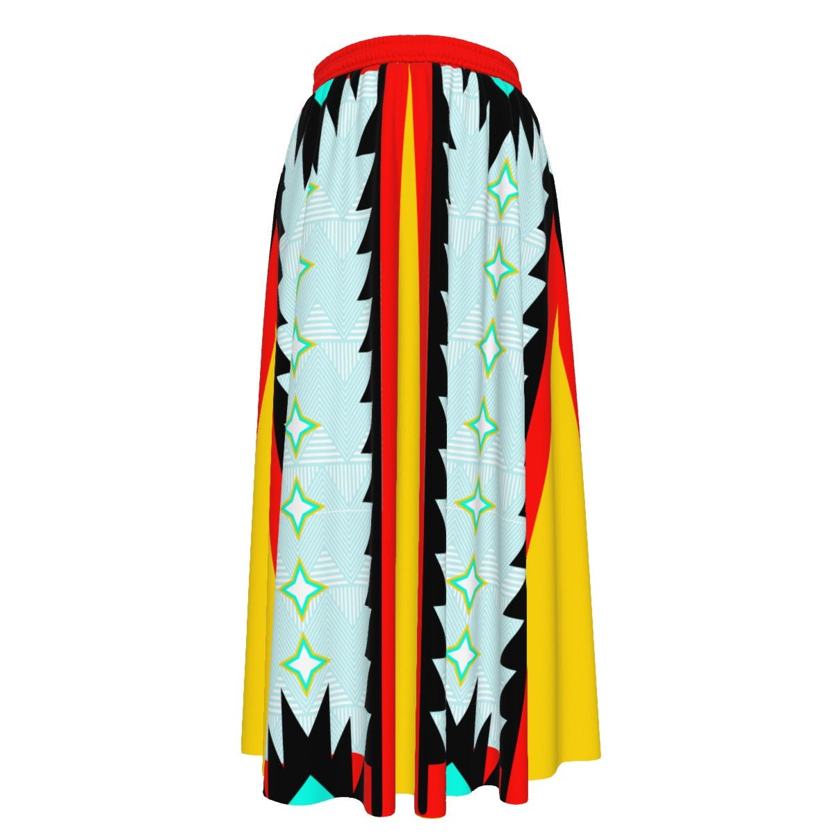 Native Shinning Star Maxi Chiffon Skirt - Nikikw Designs