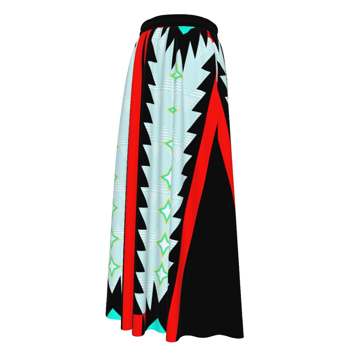 Native Shinning Star Maxi Chiffon Skirt - Nikikw Designs