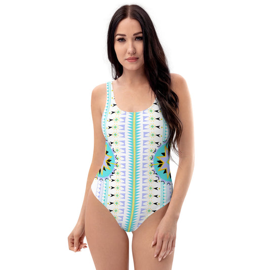 Native Star Eagle tail One-Piece Swimsuit - Nikikw Designs