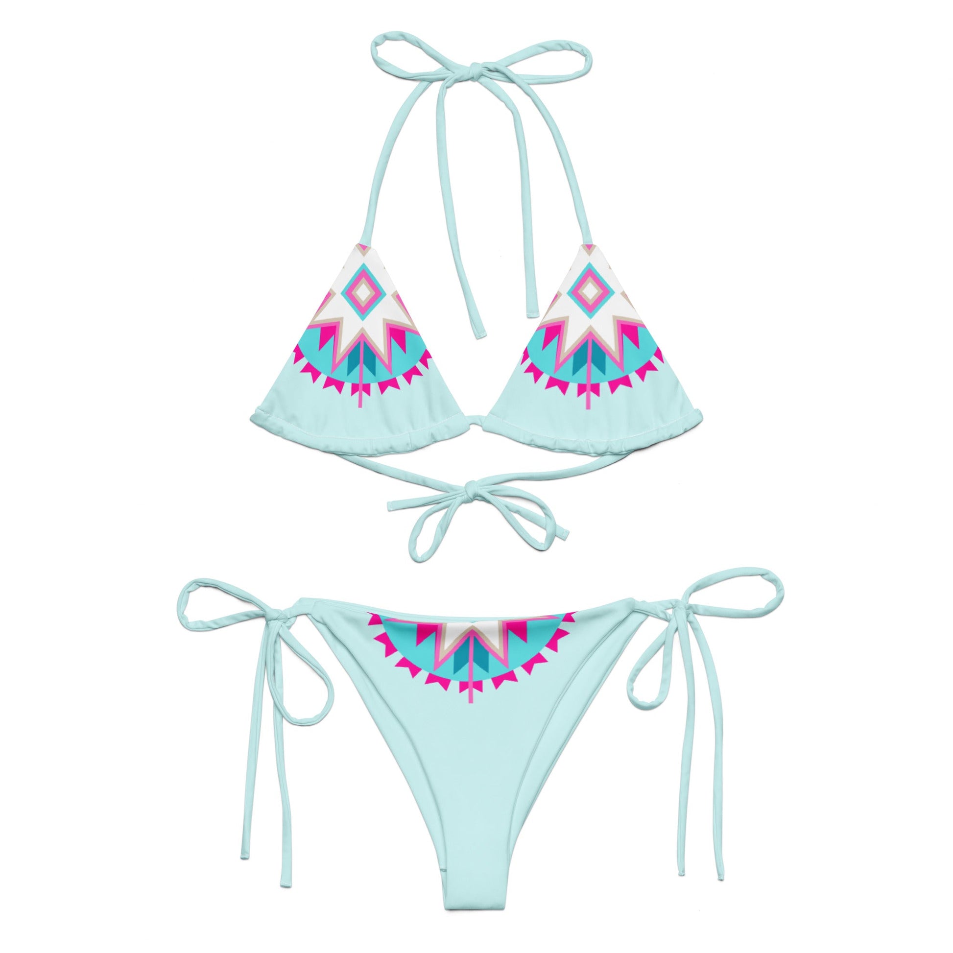 Native Star recycled string bikini - Nikikw Designs