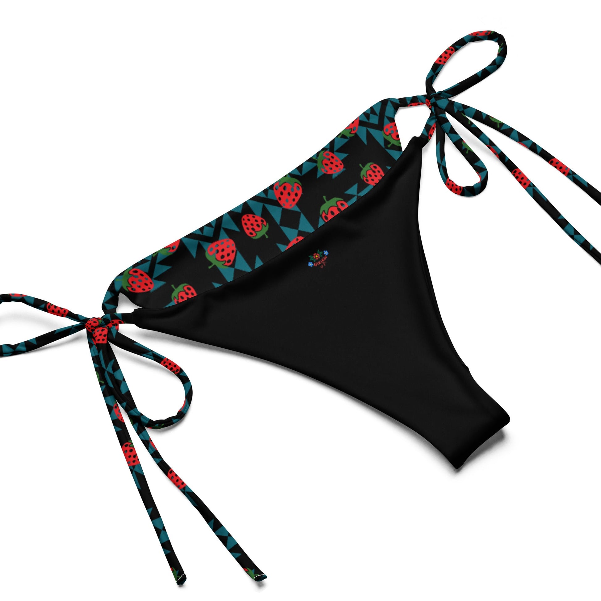 Native Strawberry Recycled Bikini - Nikikw Designs