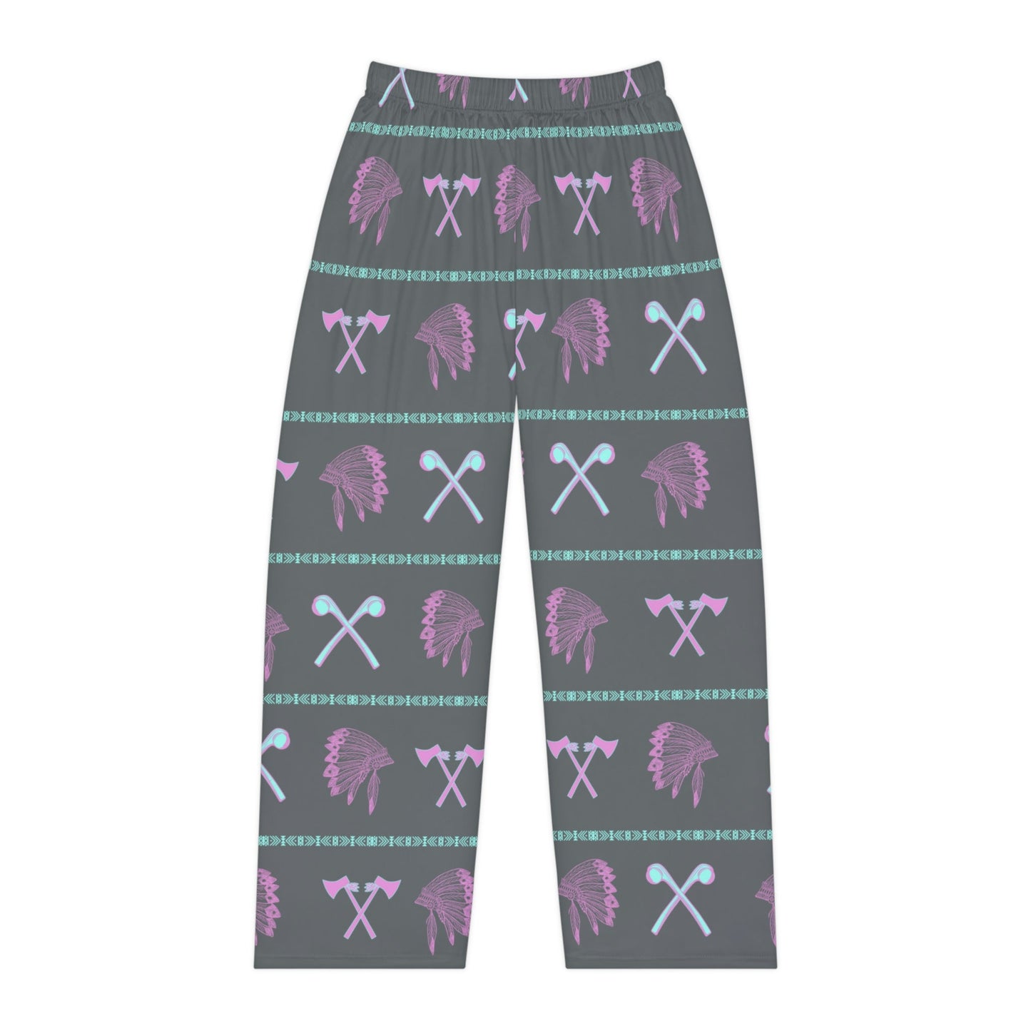 Native Women's Pajama Pants Grey - Nikikw Designs