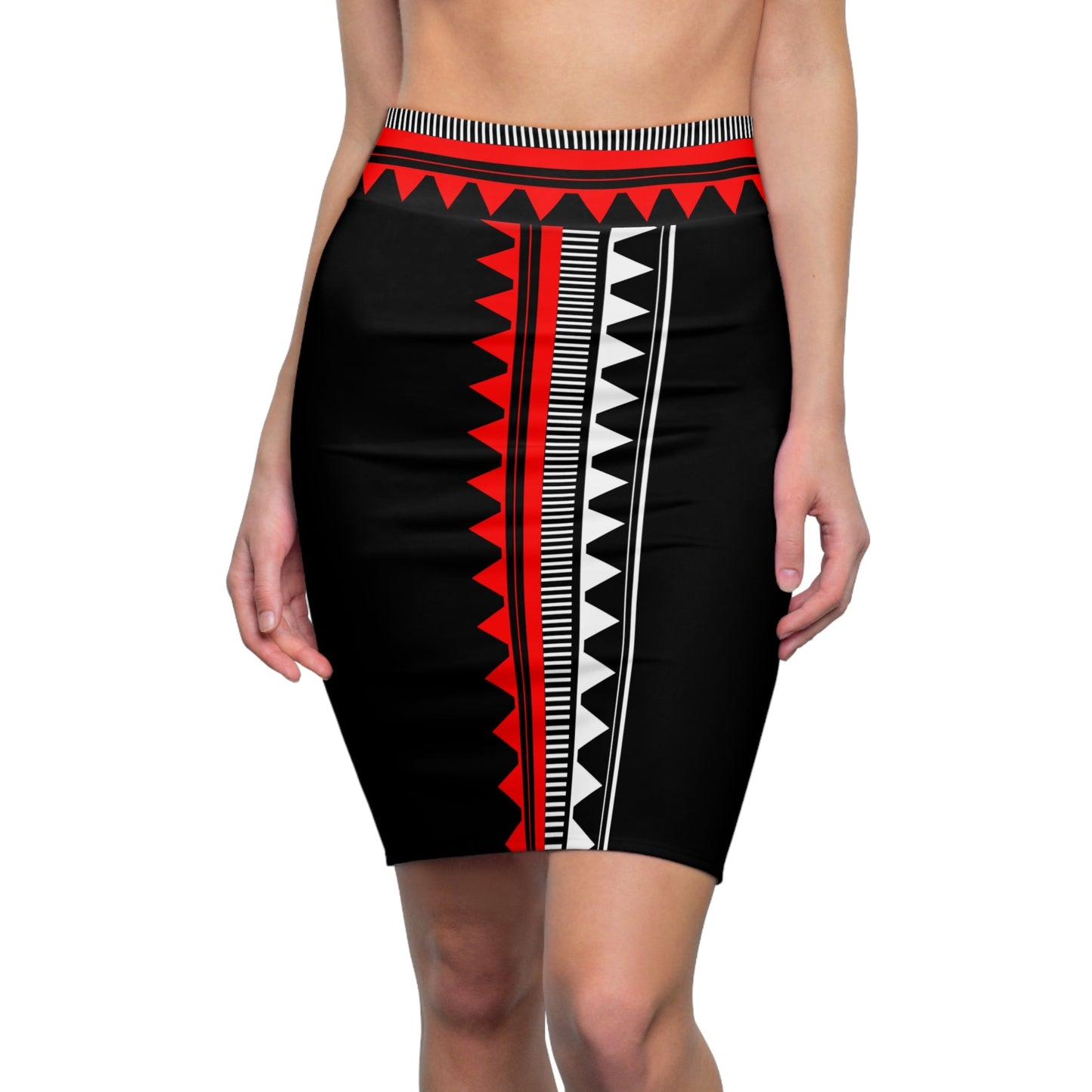 Native Women's Pencil Skirt - Nikikw Designs