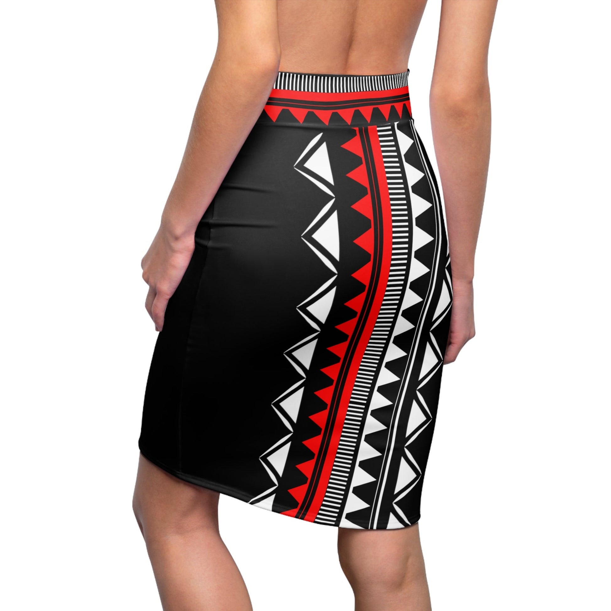 Native Women's Pencil Skirt - Nikikw Designs