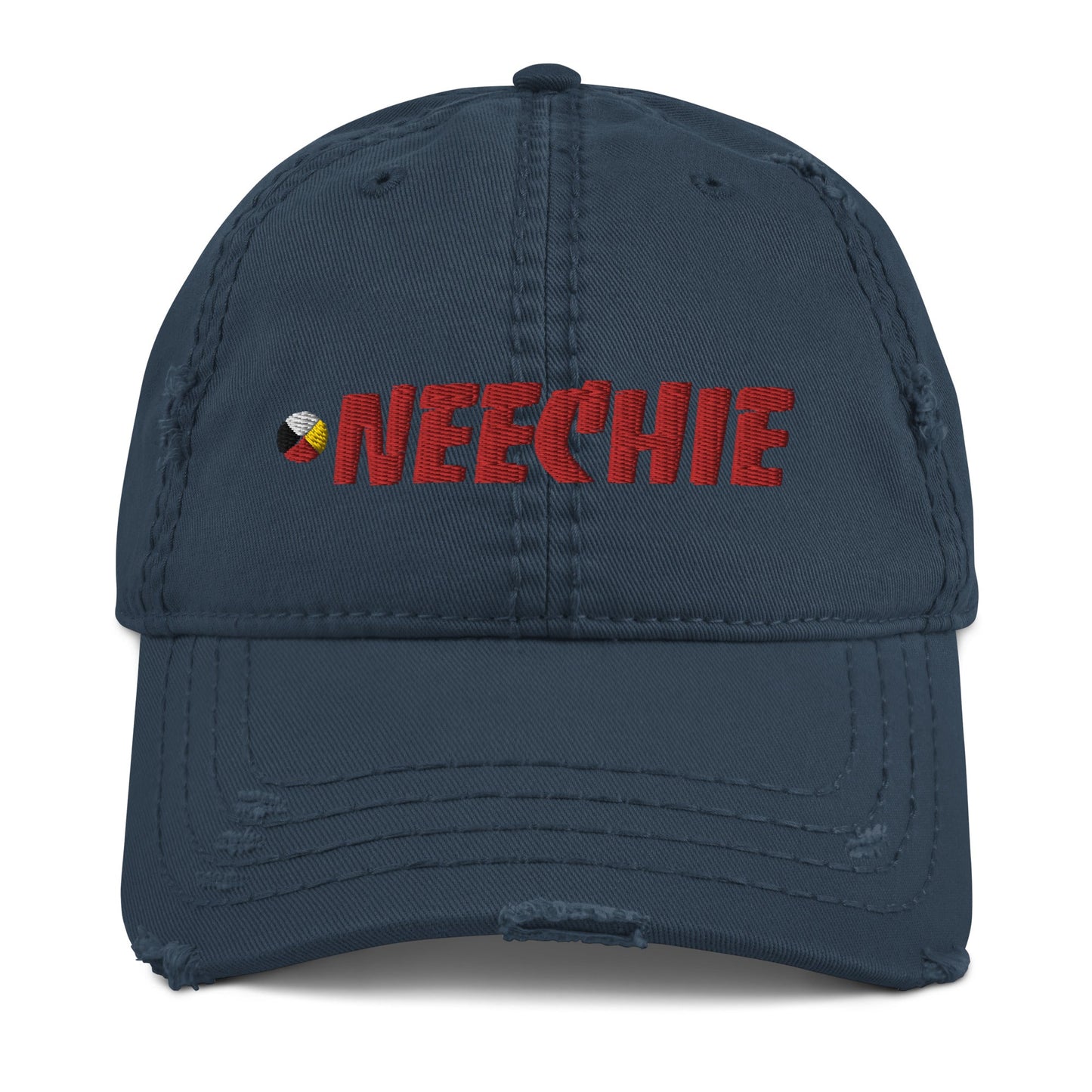 Neechie Native Distressed Dad Hat - Nikikw Designs