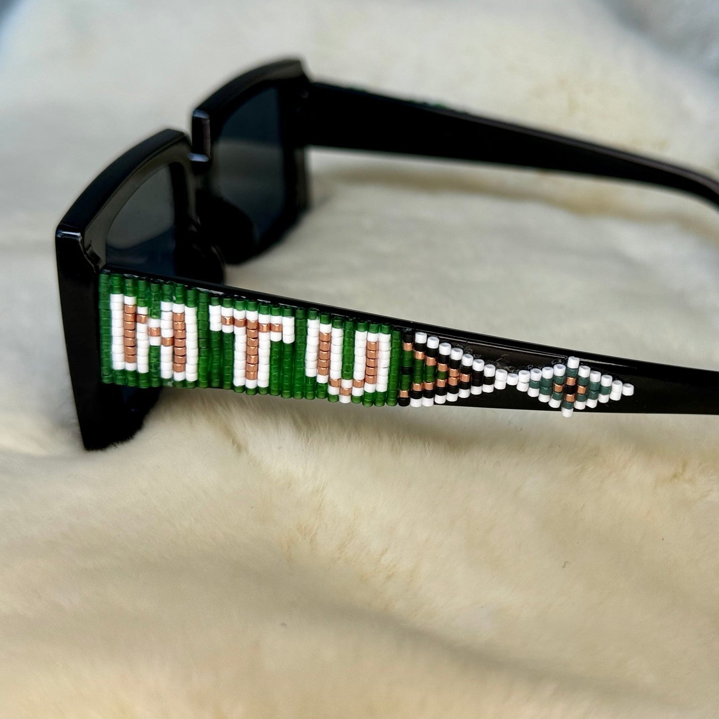 NTV Pool Shark Delica Beaded Sunglasses - Nikikw Designs