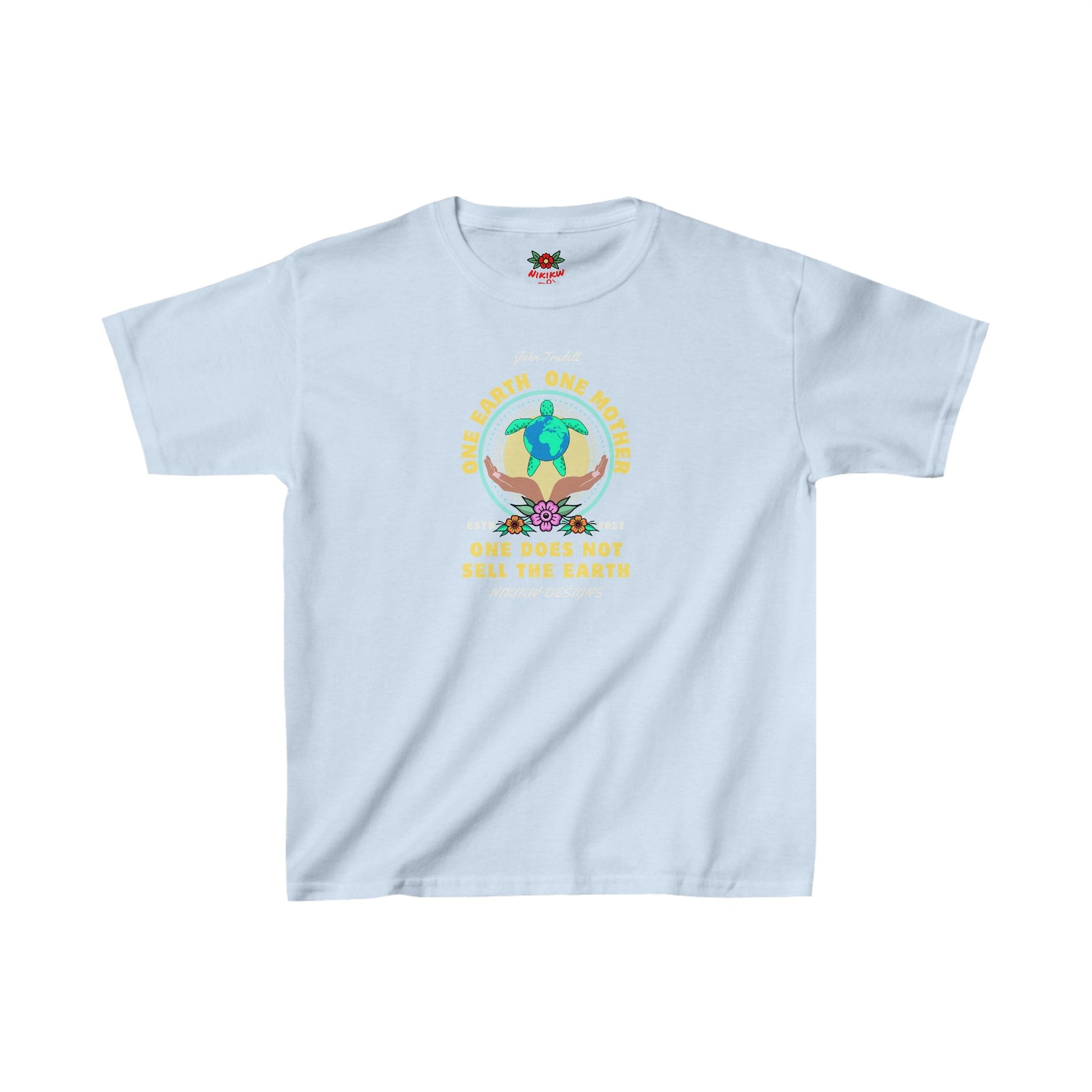 One World One Mother Cotton Tee - Nikikw Designs