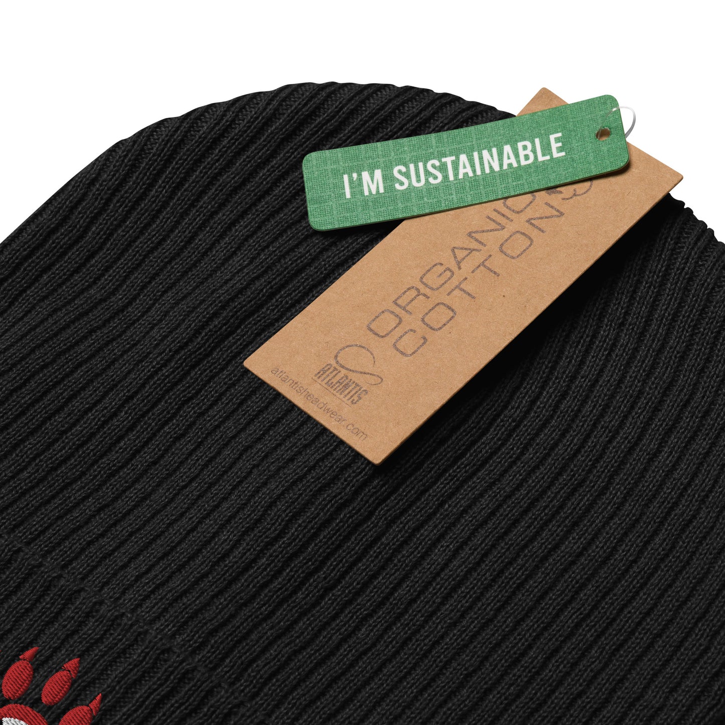 Bear Paw Organic Cotton beanie