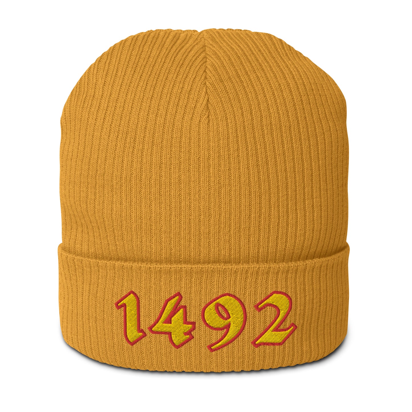 Organic ribbed beanie