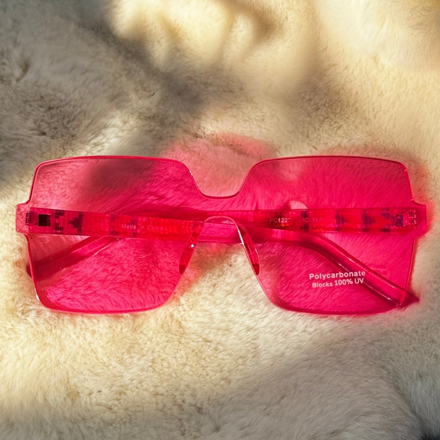 Pink Dreams Pink Delica Beaded Sunglasses - Nikikw Designs