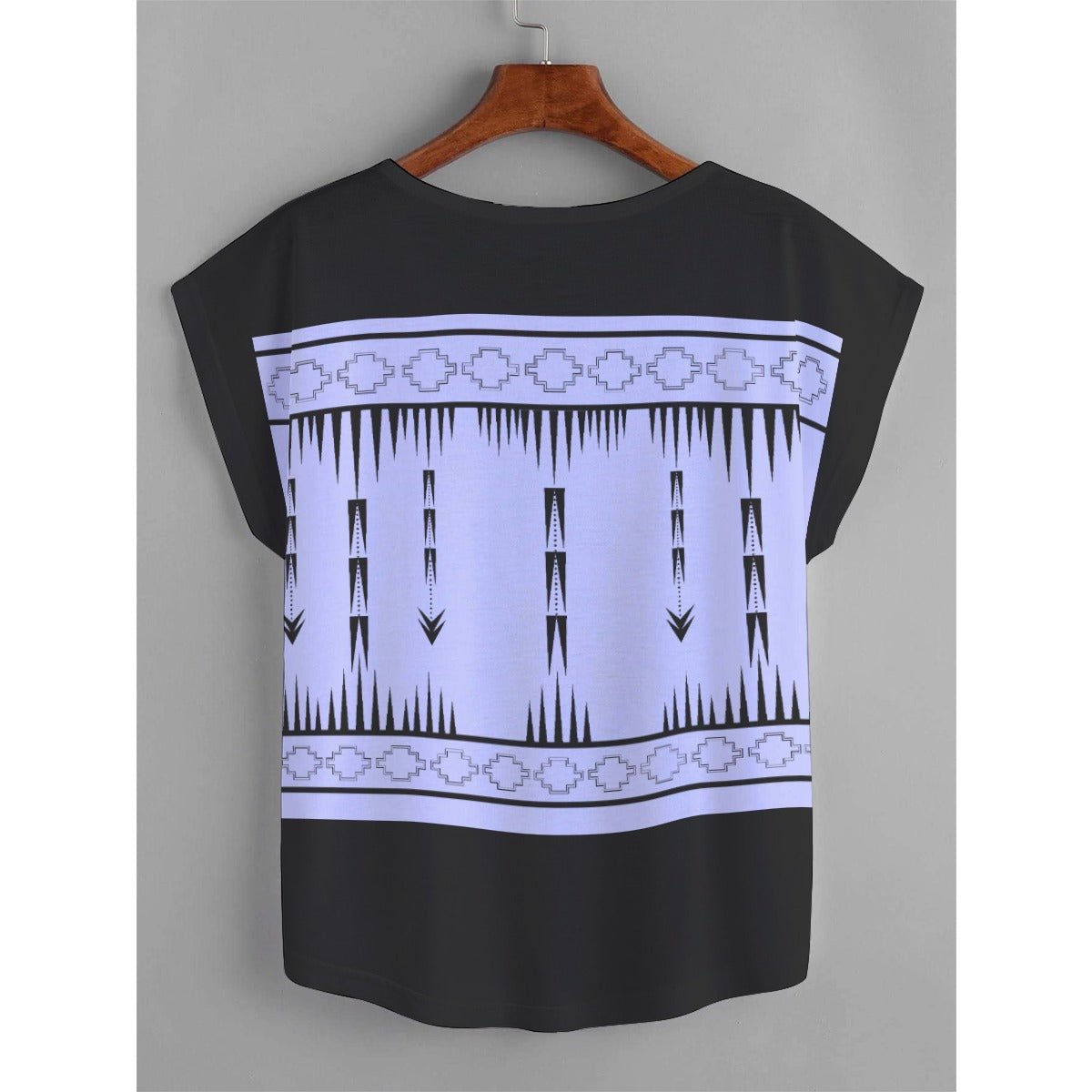 Plus Size Curved Hem T-shirt - Nikikw Designs