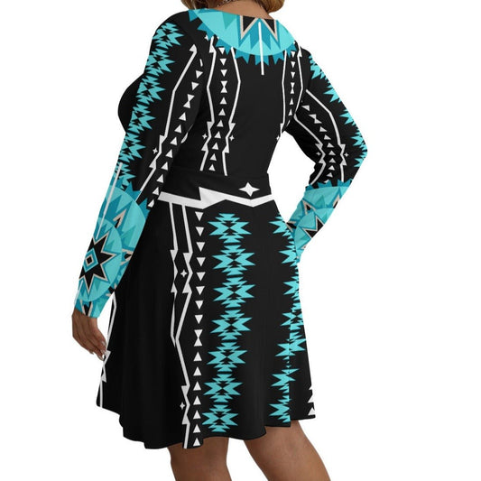 Plus Size Native Star Dress - Nikikw Designs
