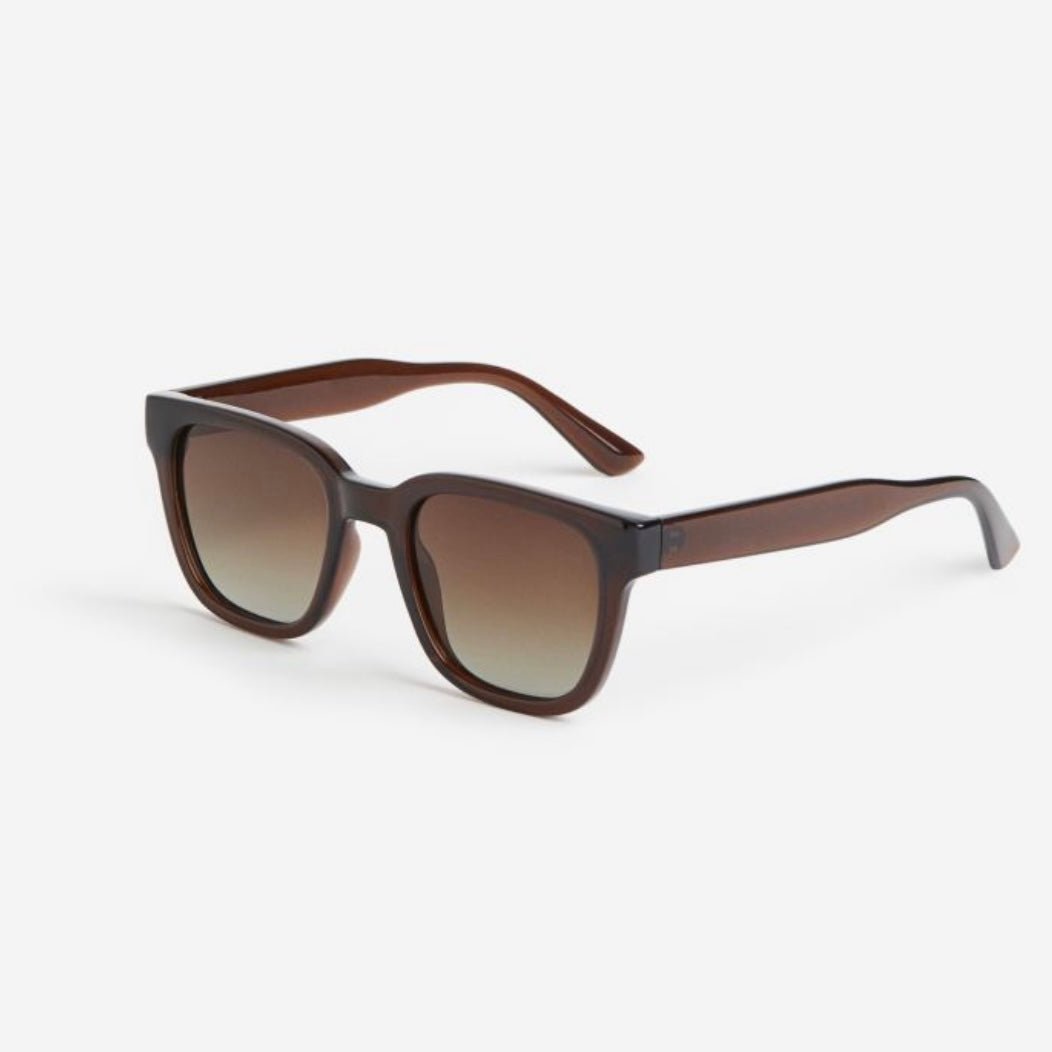 Polarized Dark Brown Beaded Thunderbird Sunglasses - Nikikw Designs