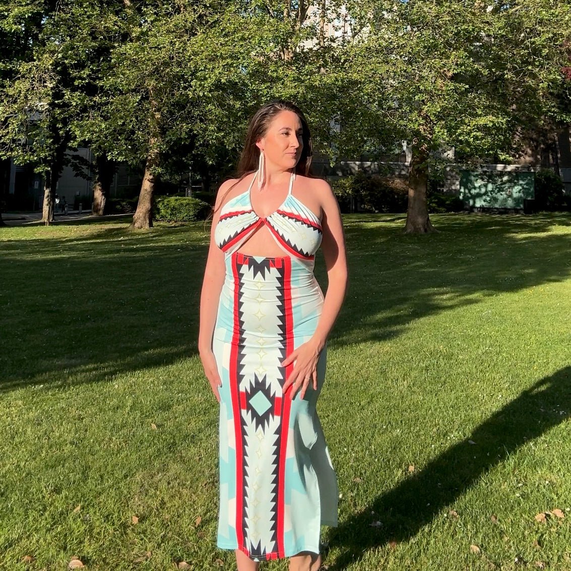 Pow Wow Cami Dress - Nikikw Designs