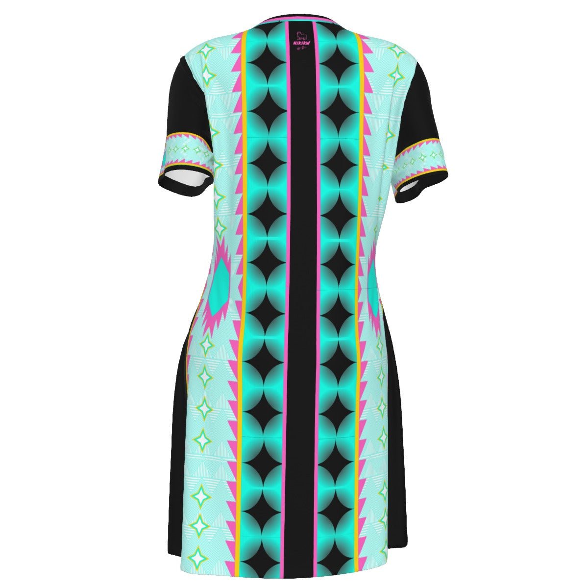 Pow Wow T - shirt Cotton Dress - Nikikw Designs