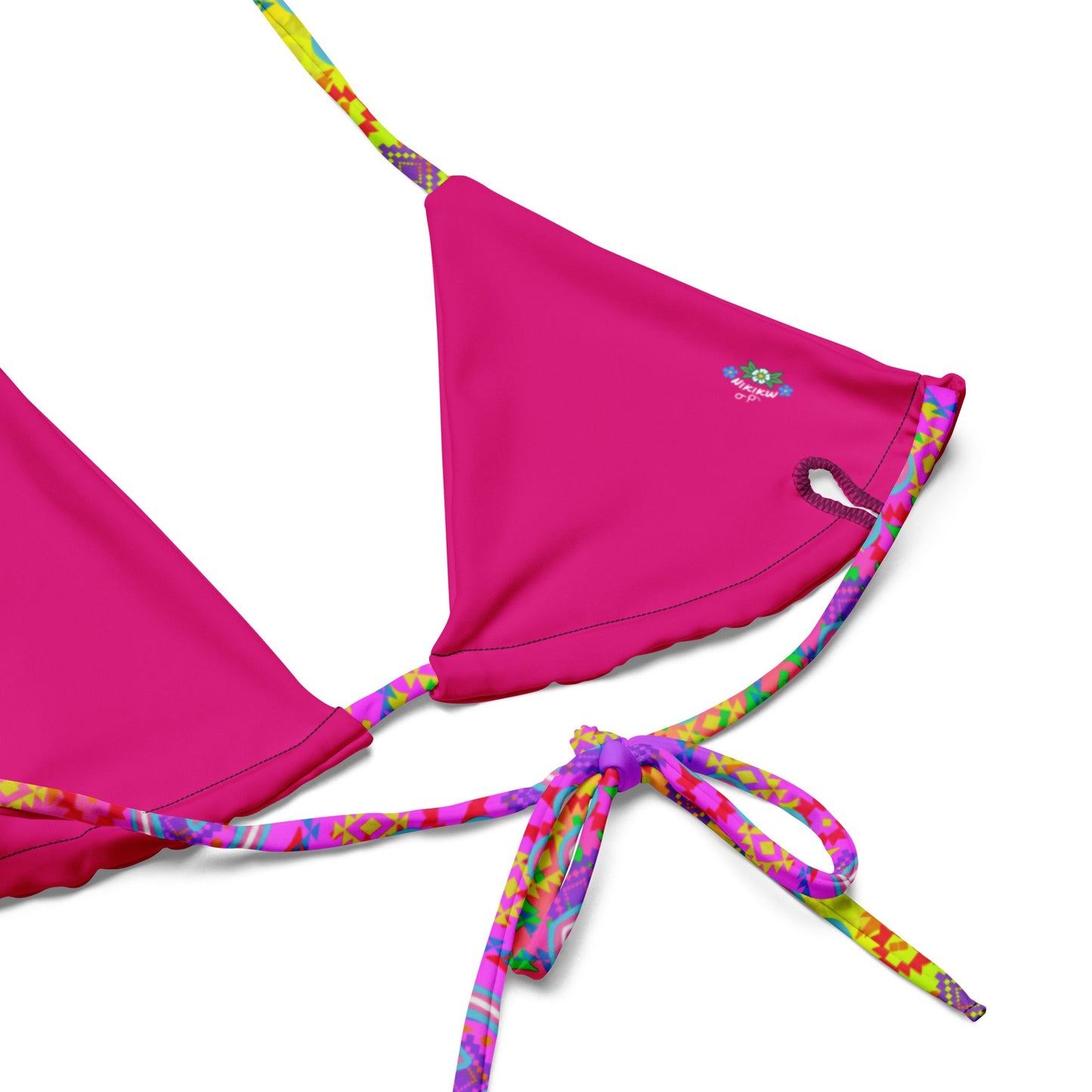 Pride Heart print recycled string bikini - Nikikw Designs