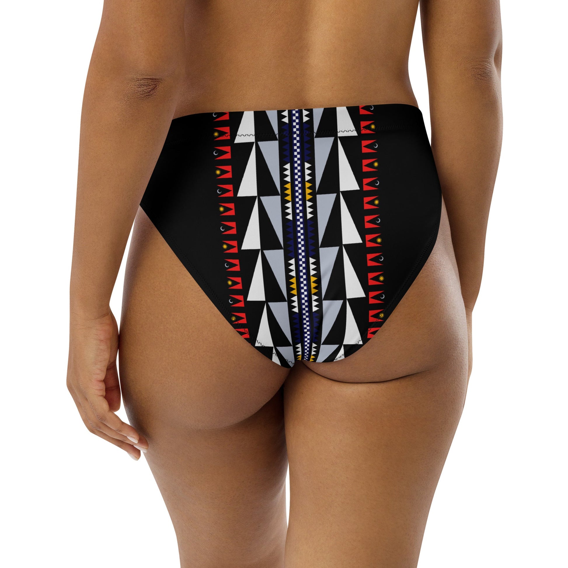 Recycled high-waisted bikini bottom - Nikikw Designs