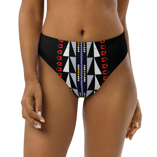 Recycled high-waisted bikini bottom - Nikikw Designs