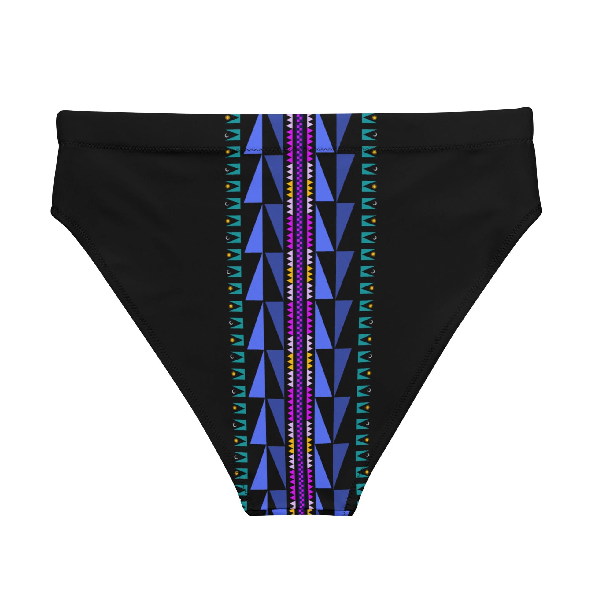 Recycled high-waisted bikini bottom - Nikikw Designs