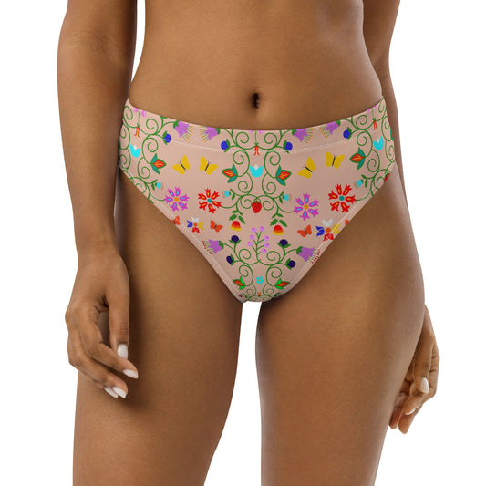 Recycled high-waisted bikini bottom - Nikikw Designs