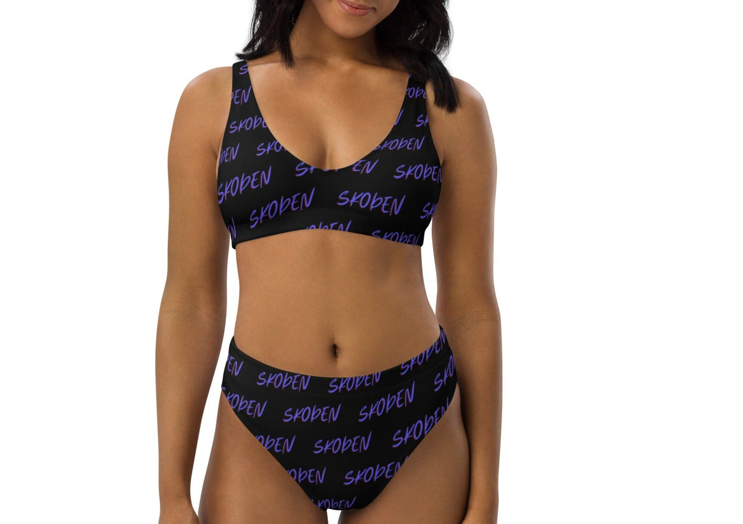 Recycled high-waisted bikini Skoden Native Swim - Nikikw Designs