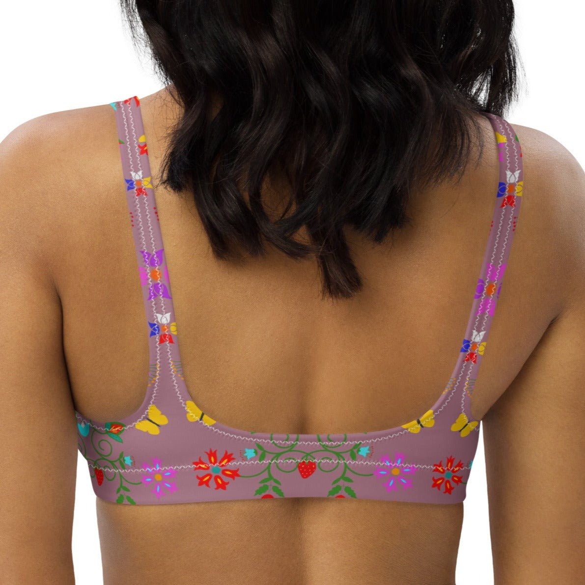 Recycled padded bikini top - Nikikw Designs