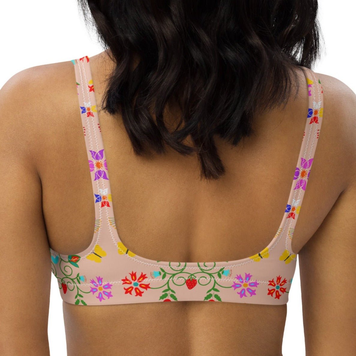 Recycled padded bikini top - Nikikw Designs