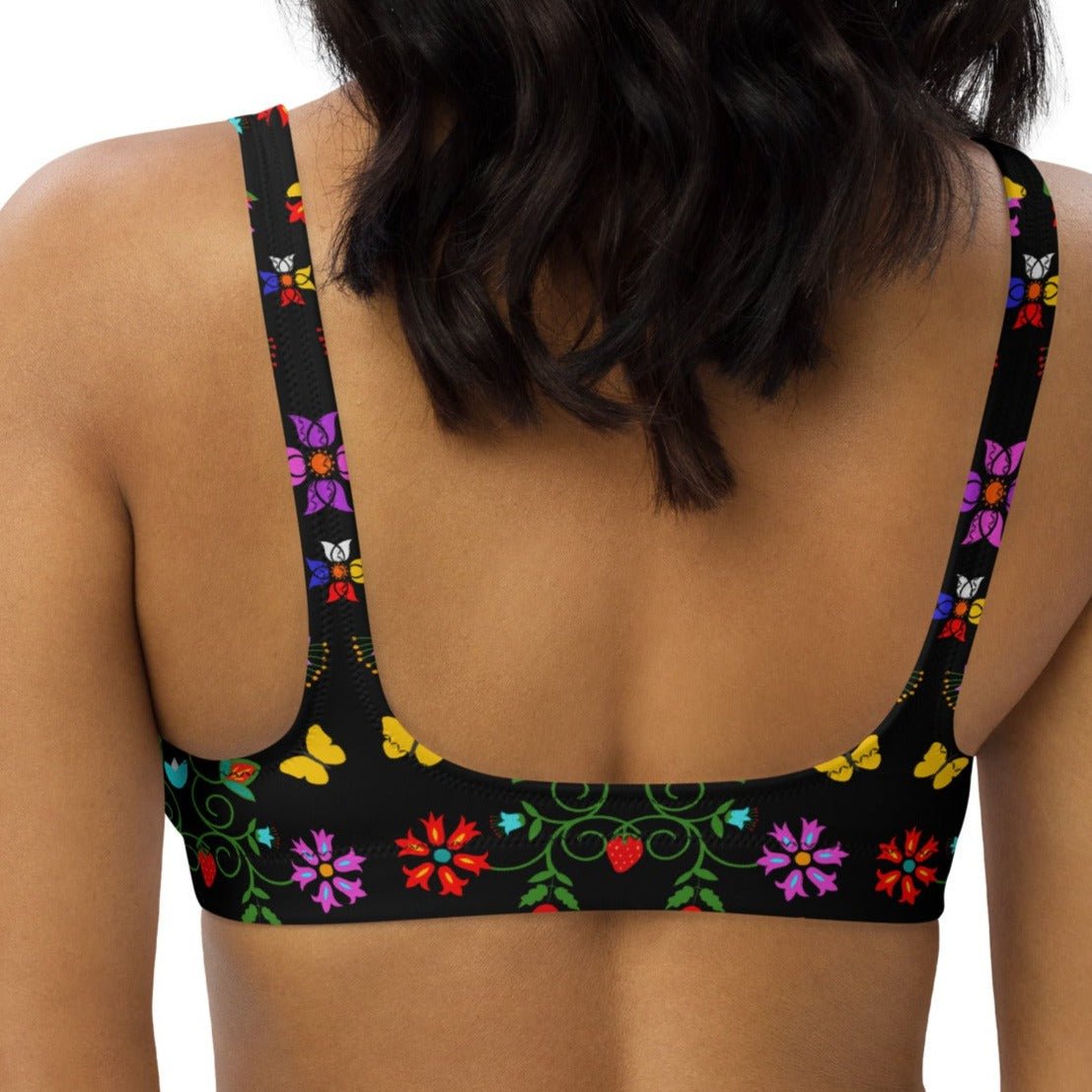 Recycled padded bikini top - Nikikw Designs