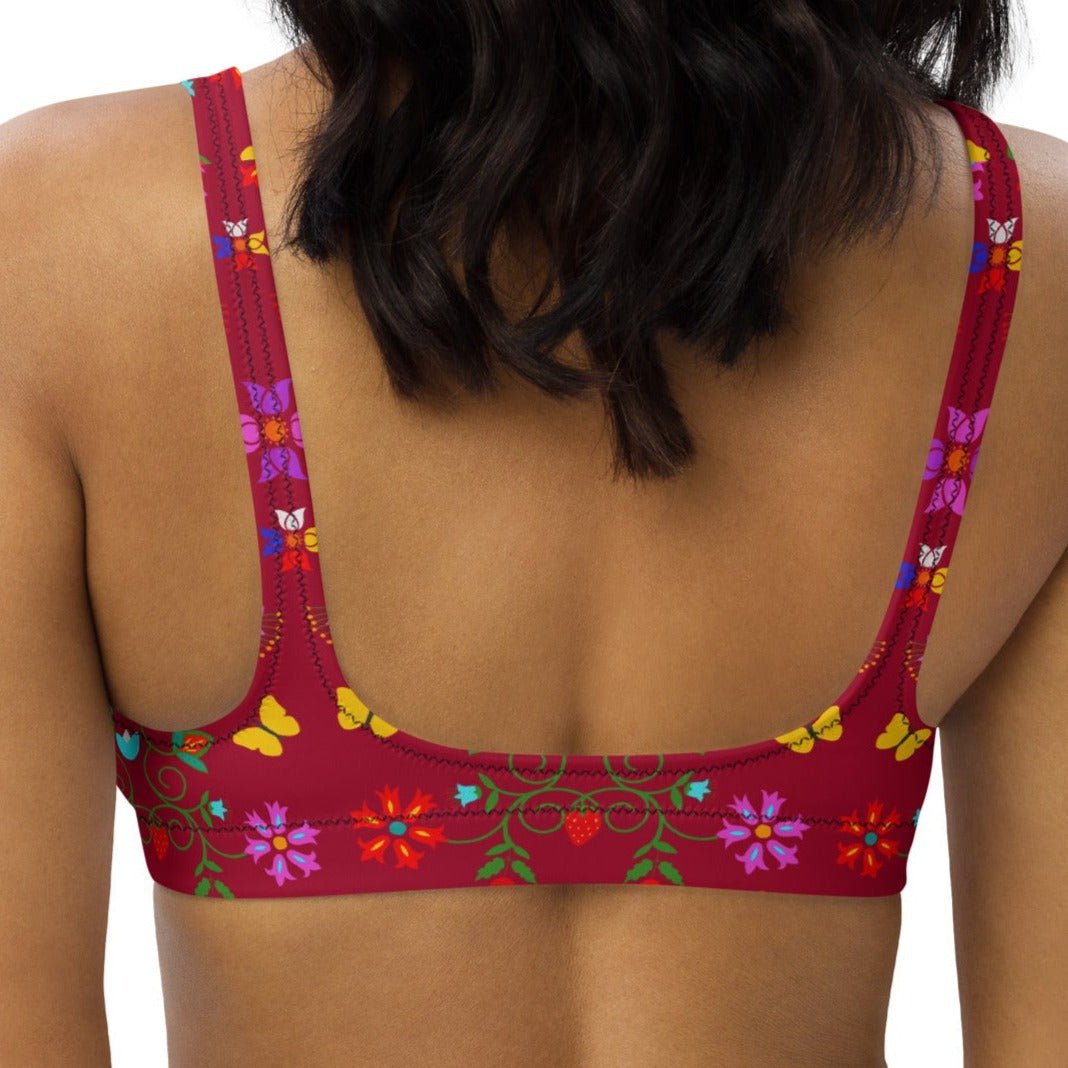 Recycled padded bikini top - Nikikw Designs