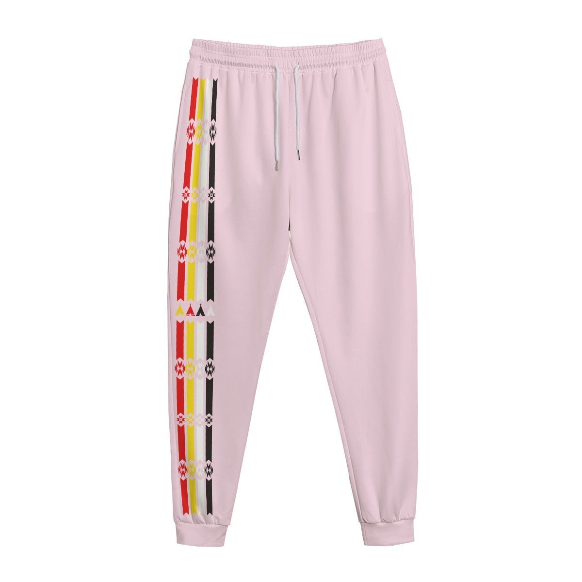 Ribbon Medicine Wheel Unisex Slim Fit Sweatpants - Nikikw Designs