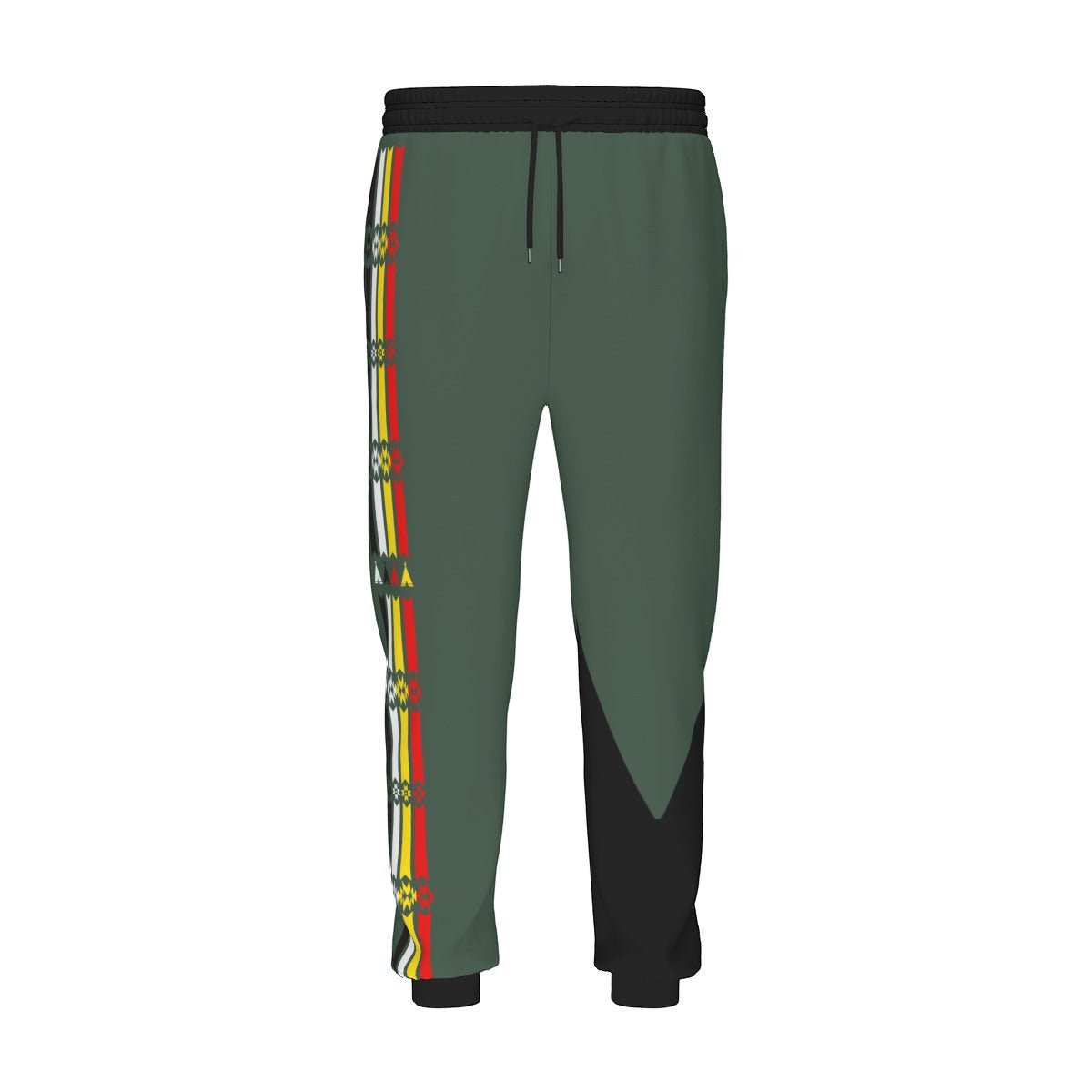 Ribbon Medicine Wheel Unisex Slim Fit Sweatpants - Nikikw Designs