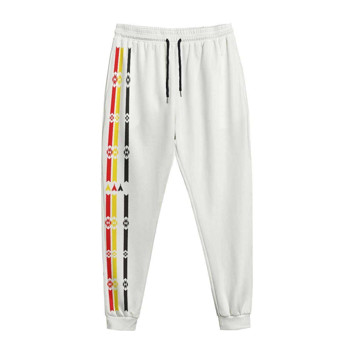 Ribbon Medicine Wheel Unisex Slim Fit Sweatpants - Nikikw Designs