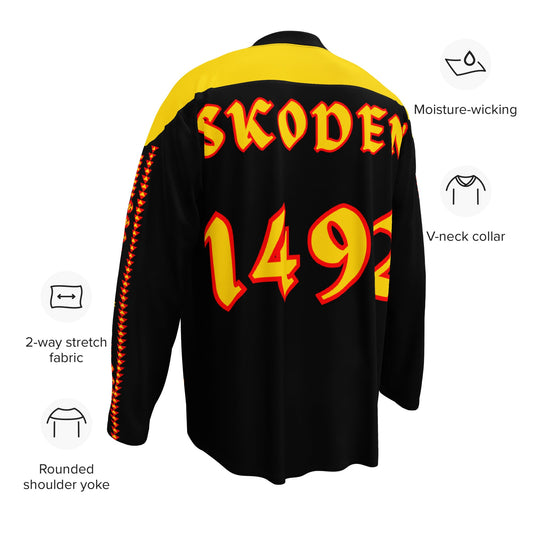 Skoden 1492 Recycled hockey jersey - Nikikw Designs