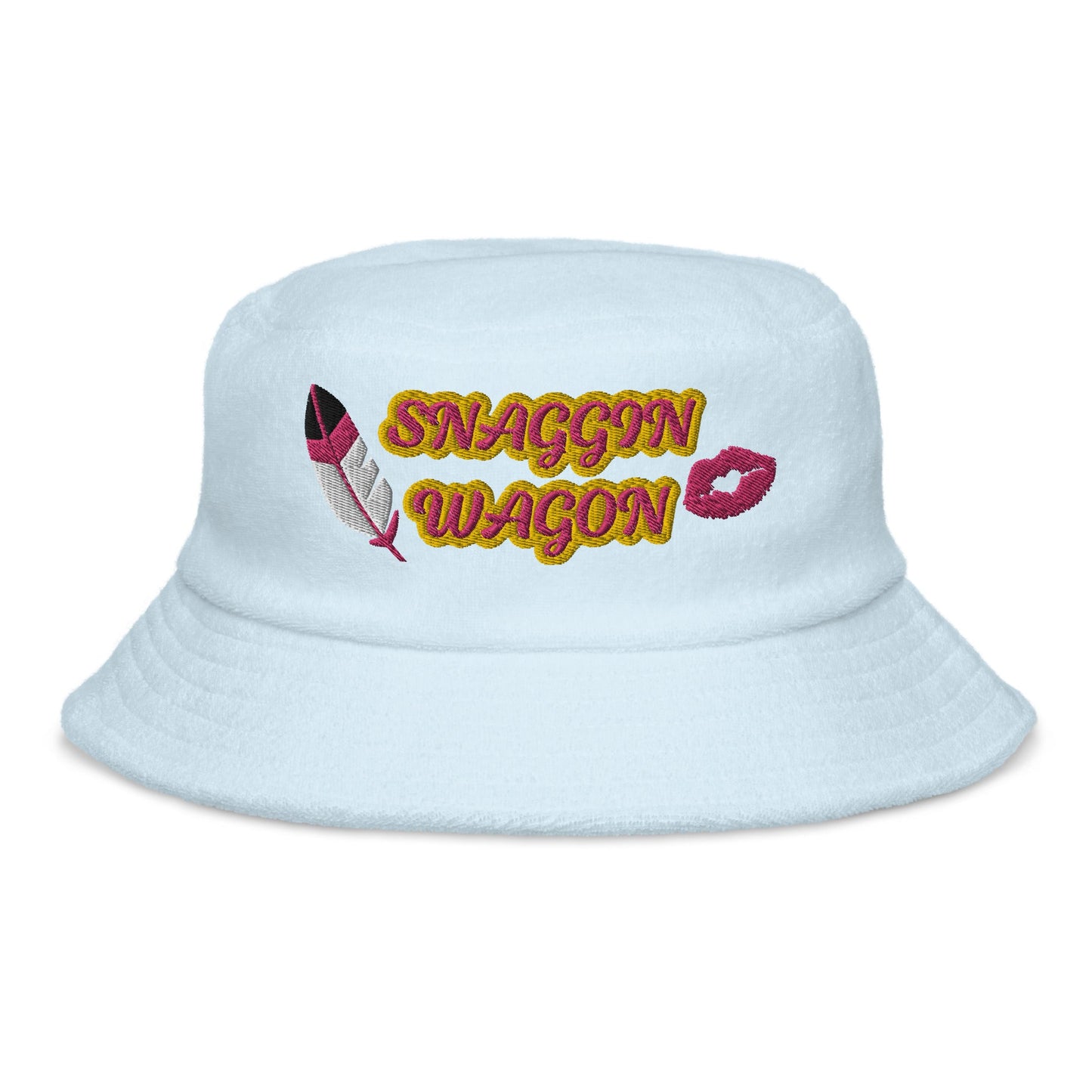 Snaggin Wagon Unstructured terry cloth bucket hat - Nikikw Designs