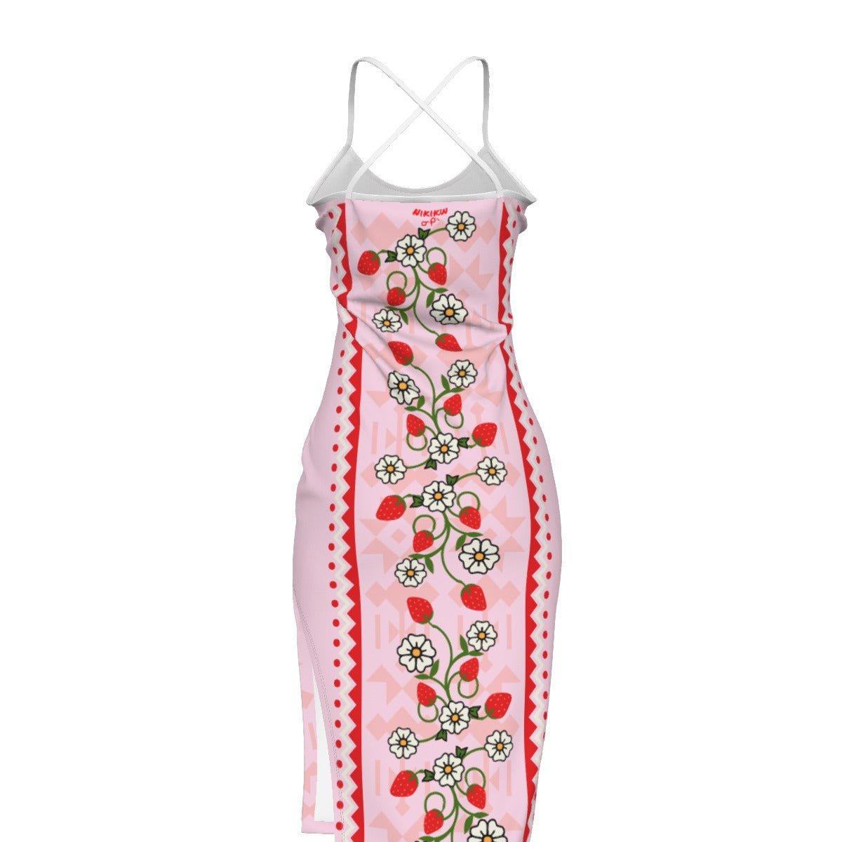 Strawberry Heart Berry Cami Dress - Nikikw Designs