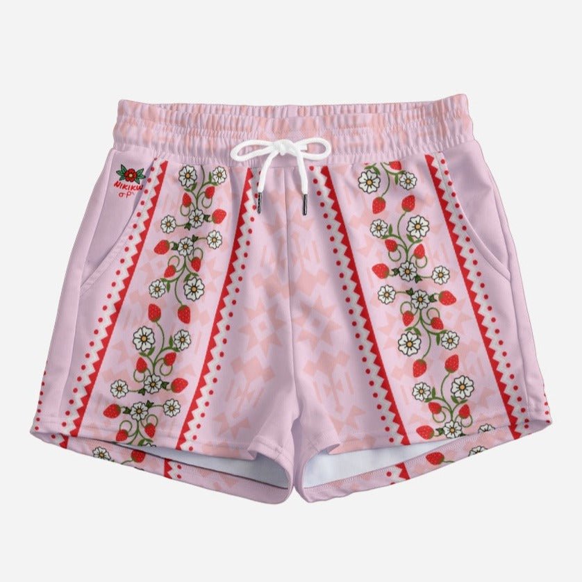 Strawberry Heart berry Casual Shorts - Nikikw Designs