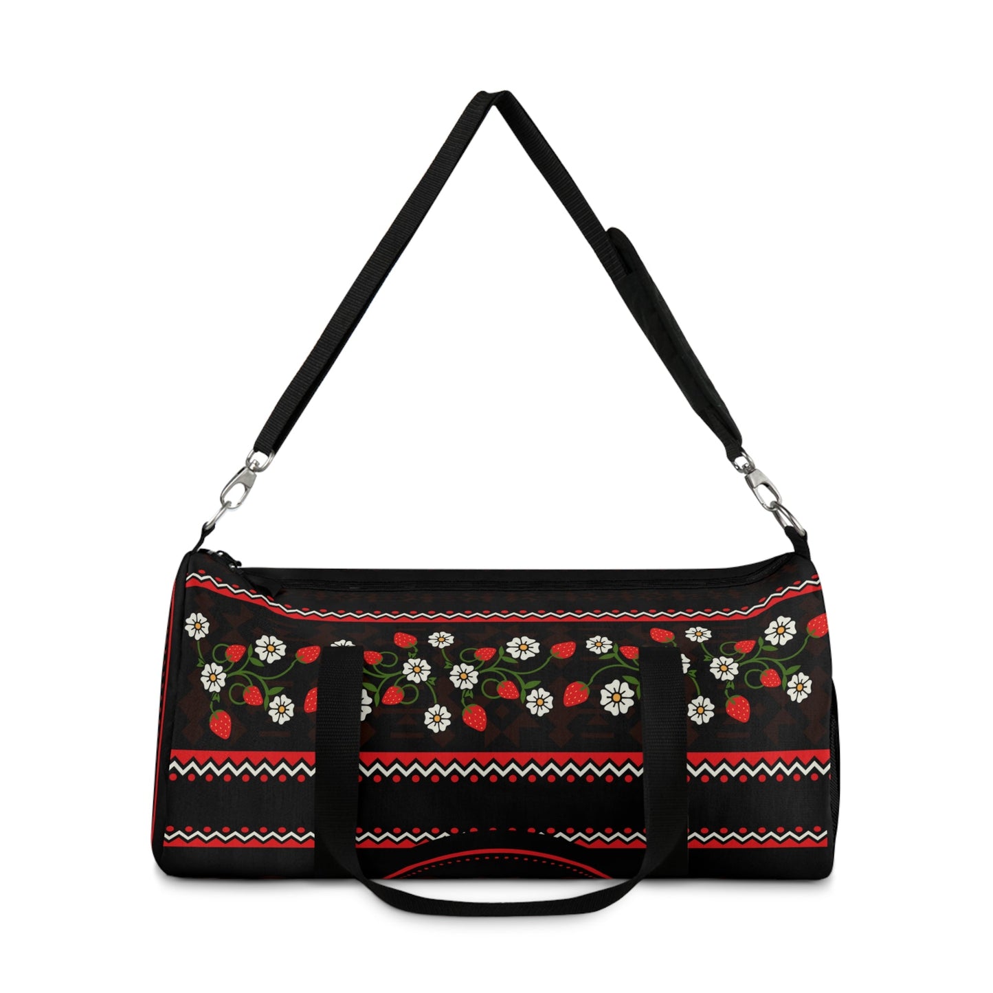 Strawberry HeartBerry Duffel Bag - Nikikw Designs