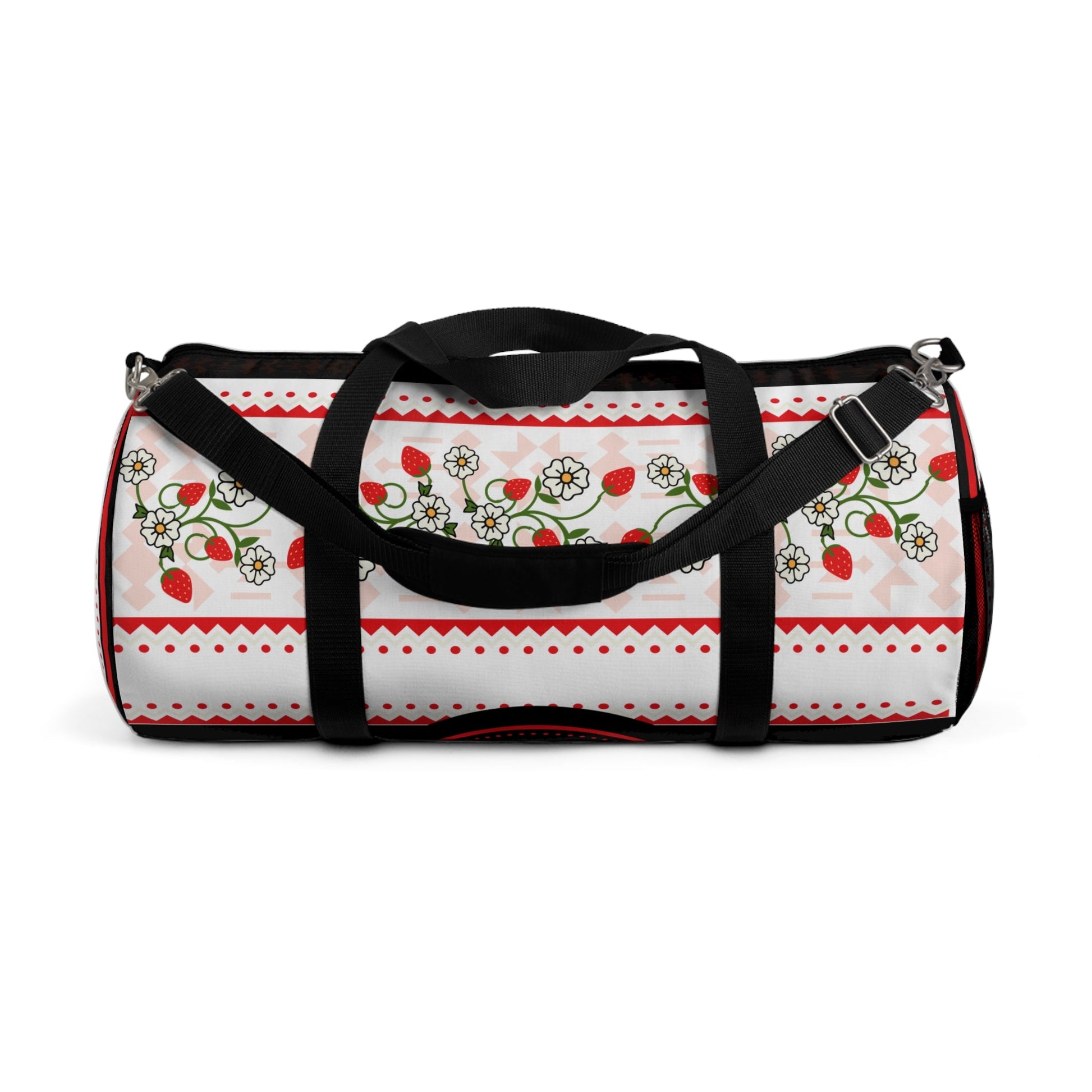 Strawberry HeartBerry Duffel Bag - Nikikw Designs