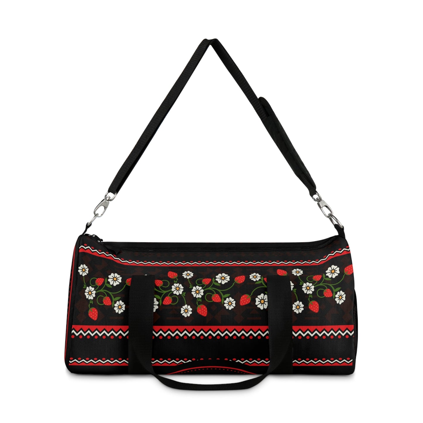 Strawberry HeartBerry Duffel Bag - Nikikw Designs