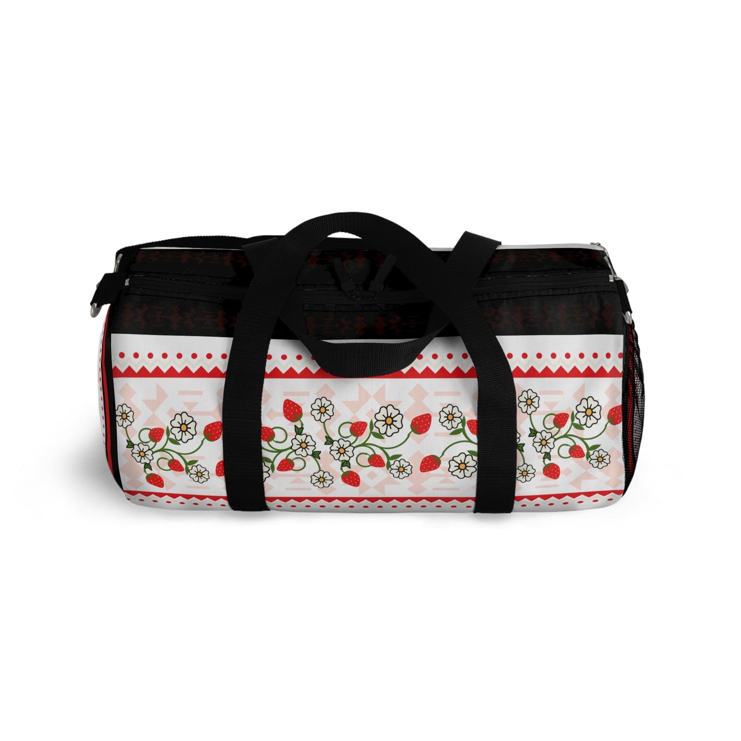 Strawberry HeartBerry Duffel Bag - Nikikw Designs