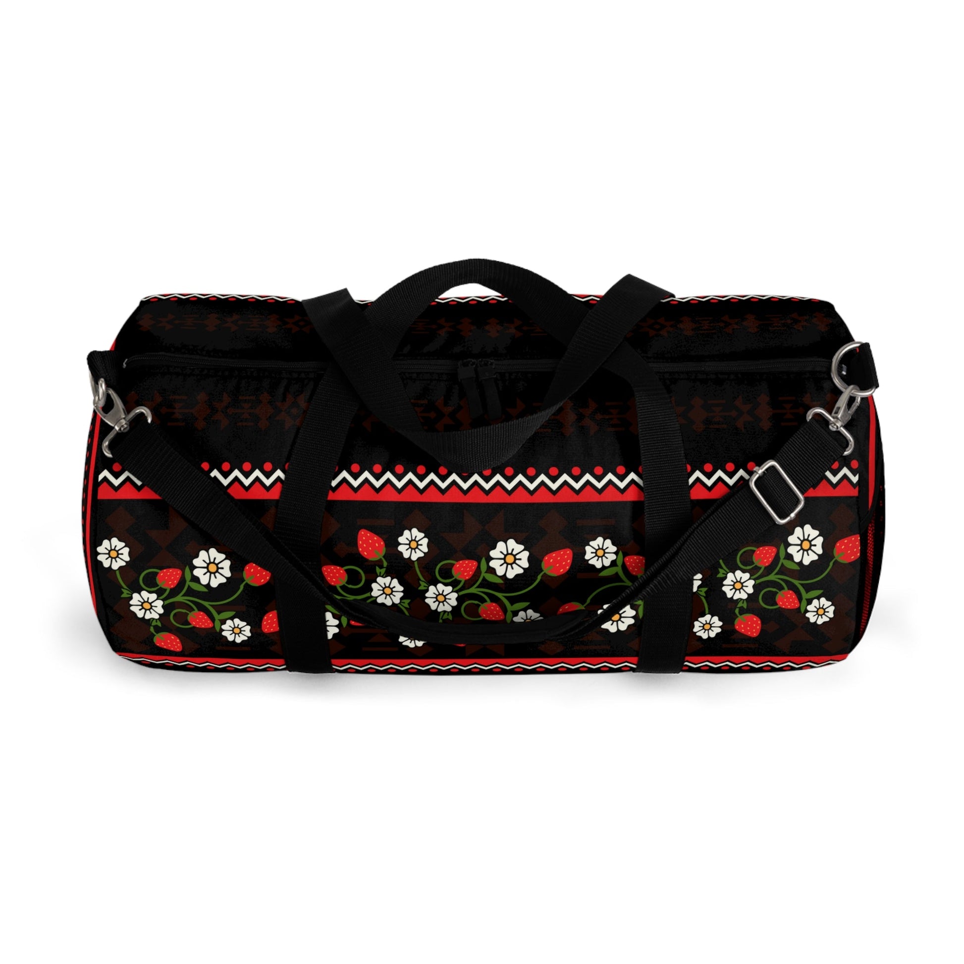 Strawberry HeartBerry Duffel Bag - Nikikw Designs