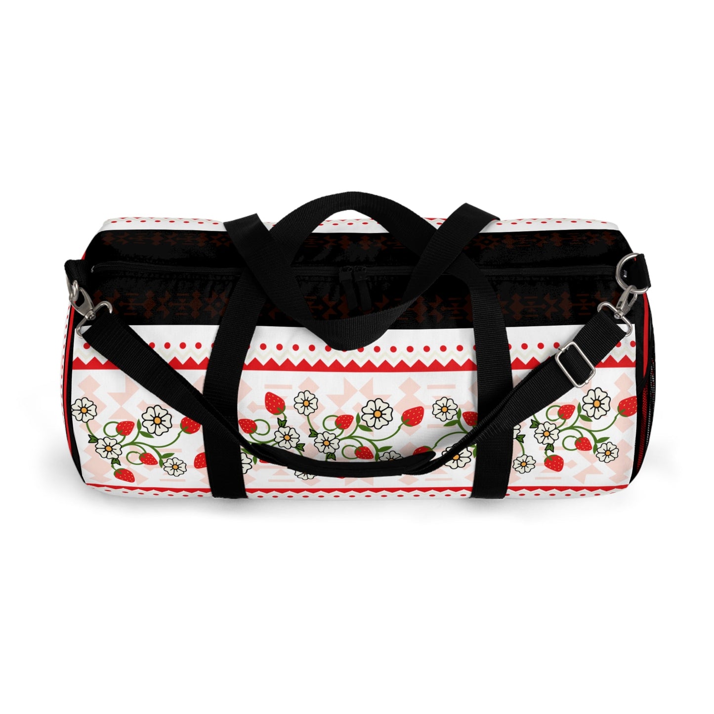 Strawberry HeartBerry Duffel Bag - Nikikw Designs